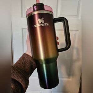 Stanley 40 Oz Ounce Stainless Steel Tumbler Custom Dyed Rainbow